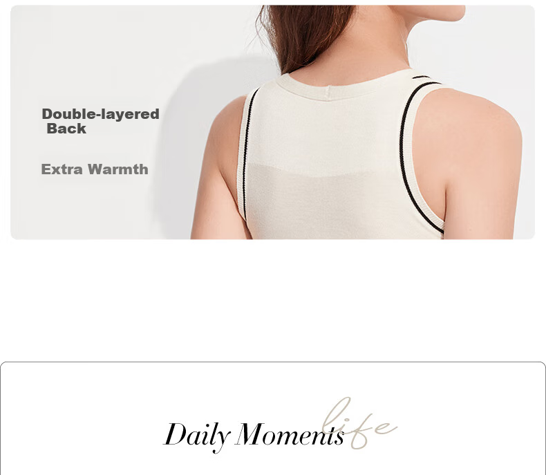 MiiOW Women's Tank Top for Spring And Summer, with Built-In Bra Pads, V-Neck, Skin-Friendly, Slim Fit, Suitable for Outer Wear Or As Undershirt 14