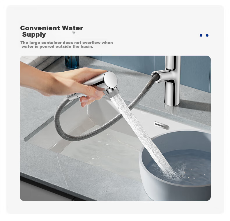 JOMOO Basin Faucet, Pull-Out Design, Hot And Cold Water, Washbasin Faucet, Face Washing Basin Faucet, 32344-574 12