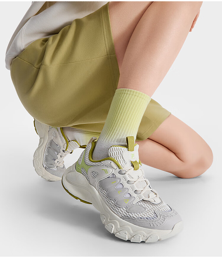 FILA Mushroom Sneakers Modern Sports Shoes Women's Autumn Winter Thick Sole Casual Dad Shoes 43