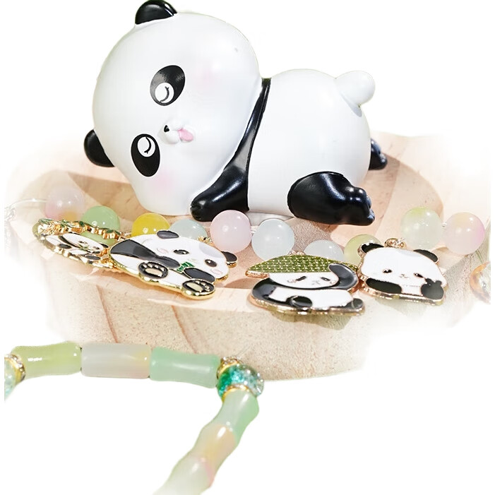 Набор для творчества Huangen Panda "Сделай сам", браслет, бусины, игрушка для детей от 4-6 и 7-10 лет, подарок