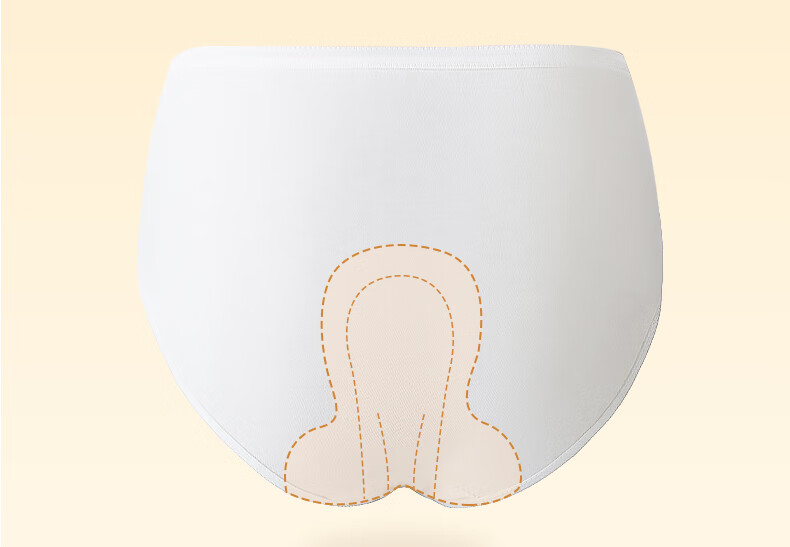 Guxu Disposable Women's High-Waist Postpartum Cotton Sterile Maternity Underwear Plus Size 10-Pack 34