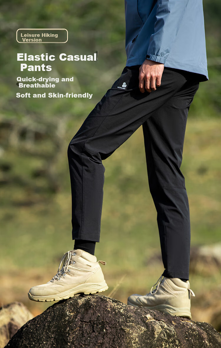 SCALER Quick-Dry Pants for Men And Women, Summer Breathable Elastic Straight-Leg Casual Sports Trousers F3514408 1