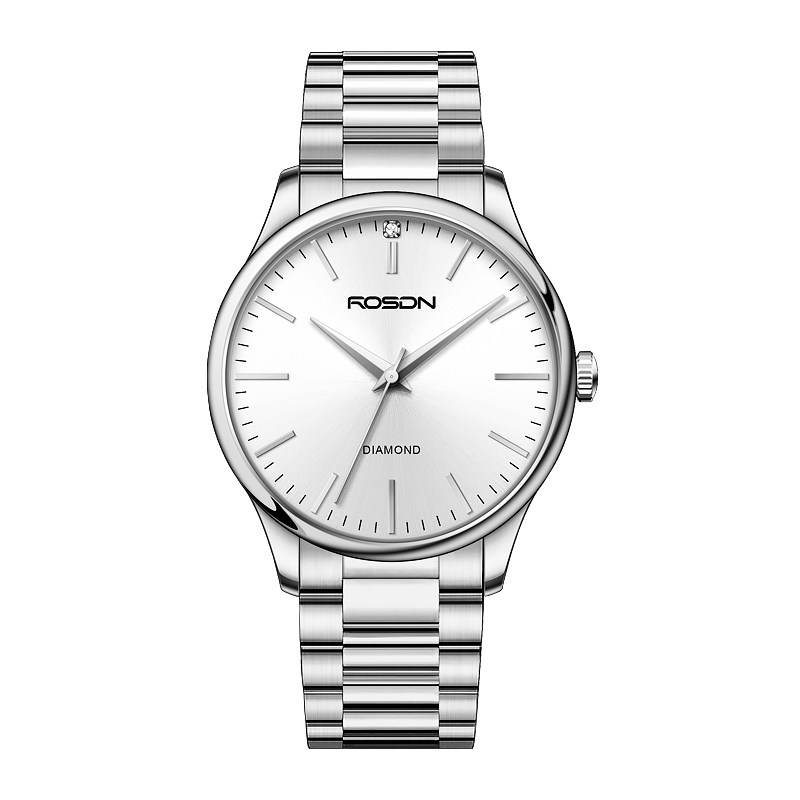 ROSDN True Diamond Series Classic Versatile Men's Waterproof Watch Top Brand Birthday Gift for Boyfriend