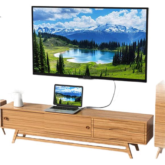 Кабель CHOSEAL HDMI 2.1, 8K@60Hz, угловой 90 градусов, 1.5 метра, QS8180
