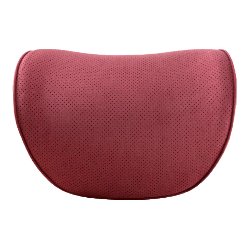 BIMLL Car Headrest Neck Pillow Memory Foam Perforated Suede Car Cushion Maybach Universal Model