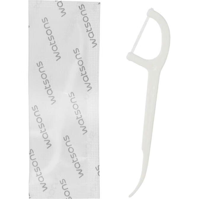 Зубная нить Watsons Flat Dental Floss Picks, 50 шт.