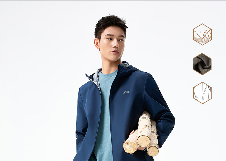 361° Men's Pants, Spring And Summer New Style, Rain-Proof Sports Outdoor Hiking Cargo Straight Loose Trousers, 652533705-2 30