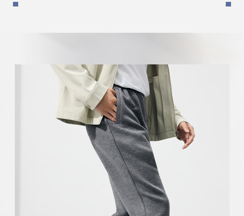 361° Men's Autumn and Winter New Sports Pants Loose Fit Running Casual Five-Minute Straight Pants 652534708-3 20