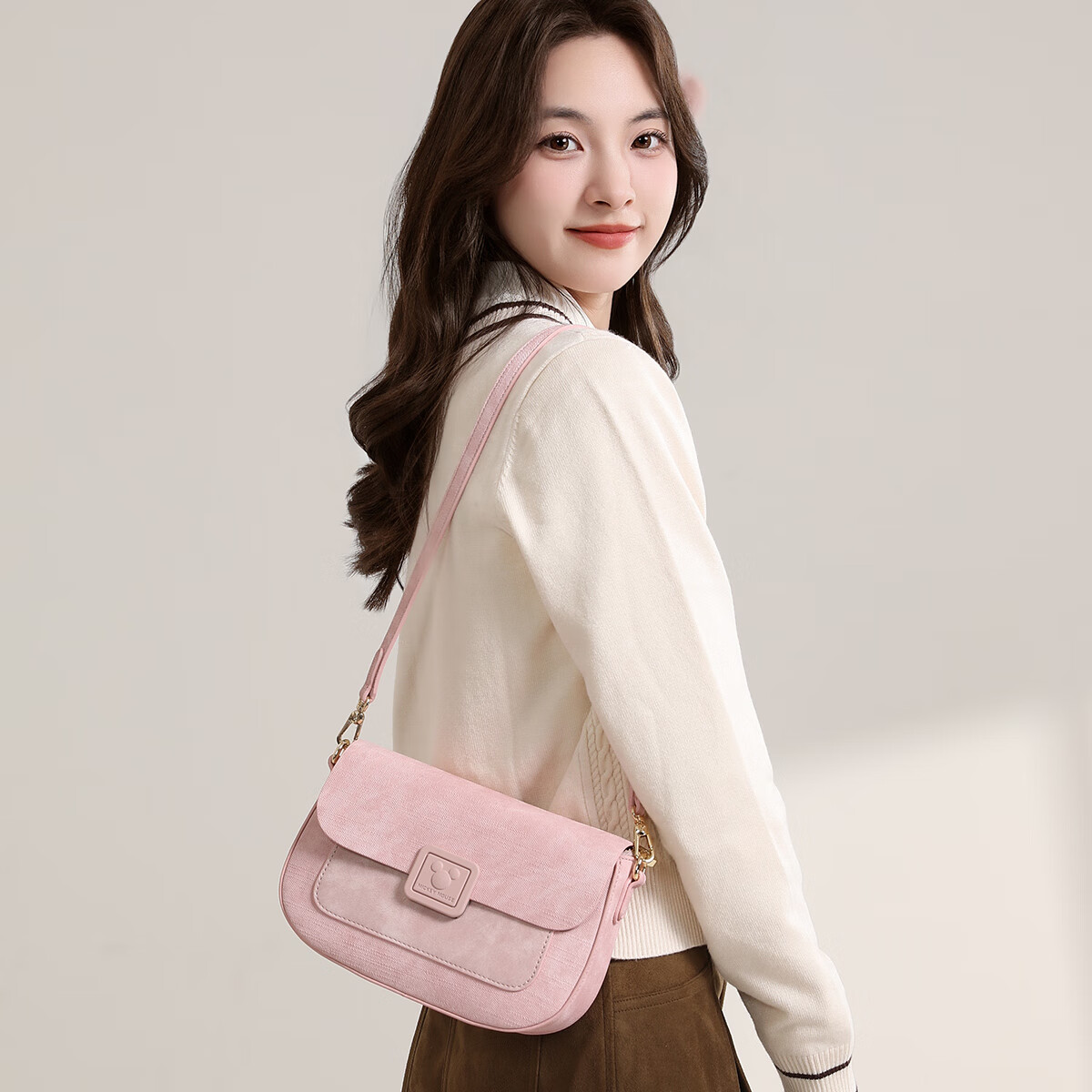 Disney Handbag, Women's Shoulder Crossbody Bag, Mickey Mouse Cute Handbag Gift Box, Birthday Present for Girls