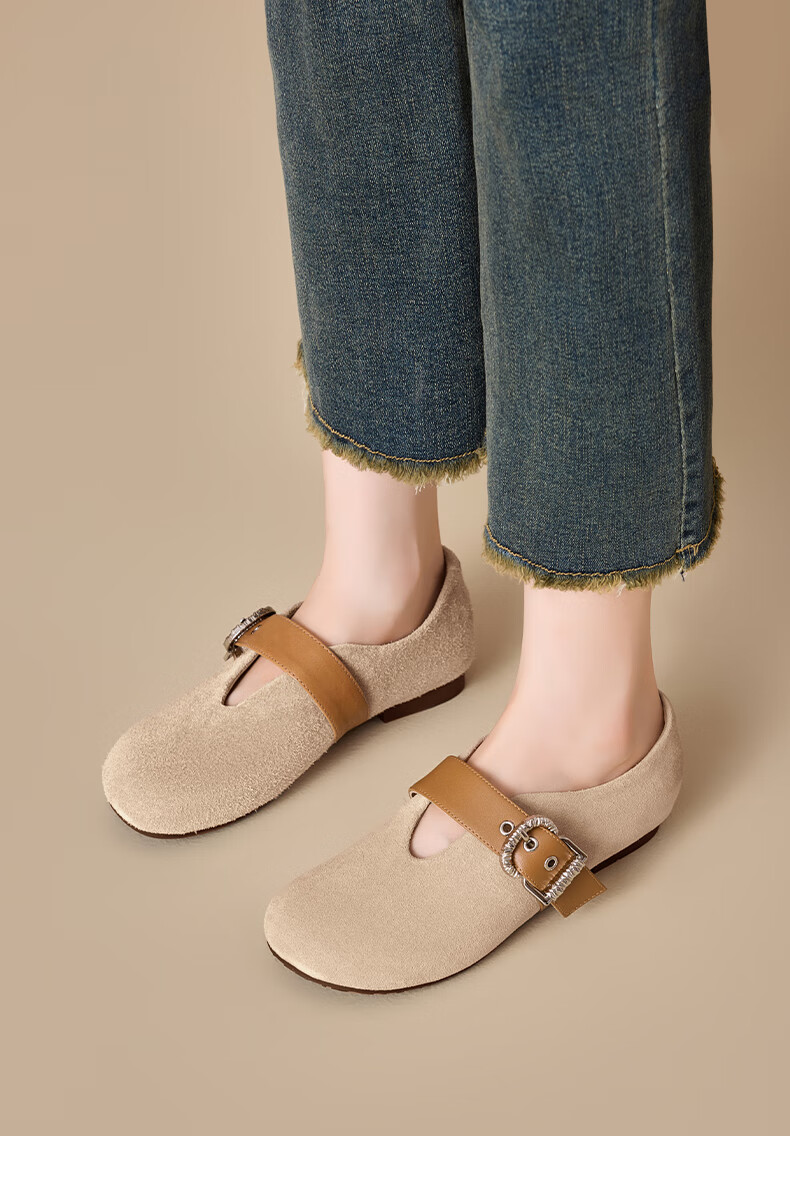 St&Sat Women's Hidden Heel Shallow Mouth Slip-On Shoes 2025 New Autumn Winter Retro Lazy Soft Sole Closed Toe Birkenstock Shoes 2