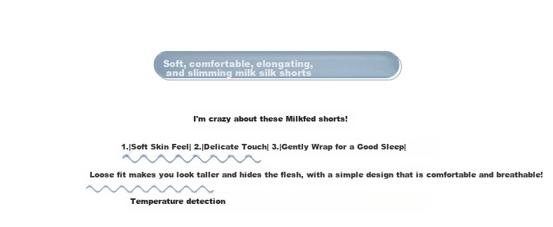 Jeanswest Women's Shorts for Outdoor Wear, Summer New Fashion Versatile Cool Milk Puff Pants, High-Waisted Slimming A-Line Shorts 2