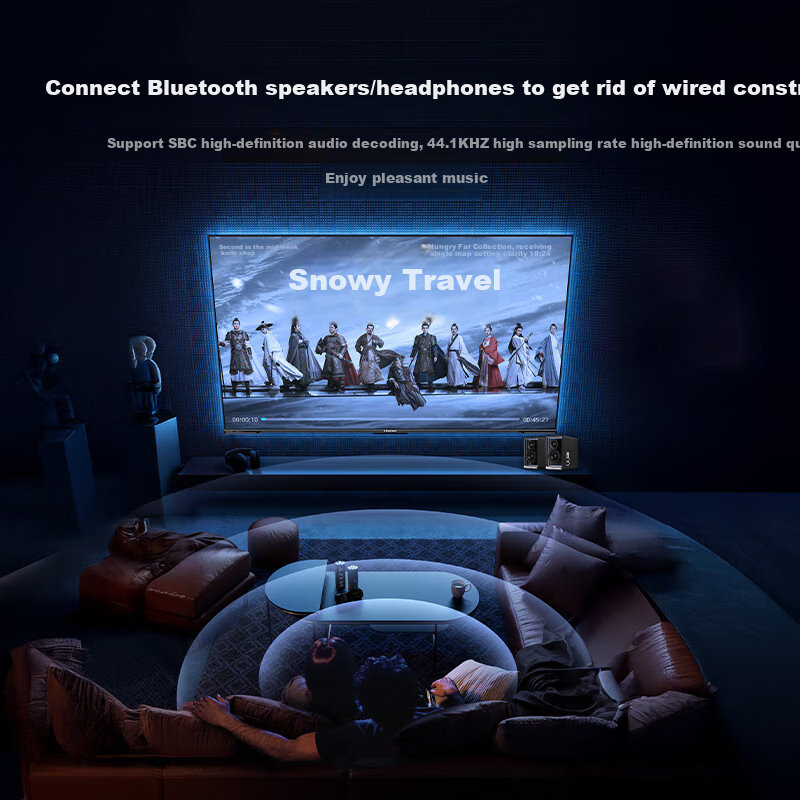 USB Bluetooth адаптер Pisen 5.4 с антенной, аудиоприемник для ПК, модуль для клавиатуры, мыши, наушников, колонок, 120м