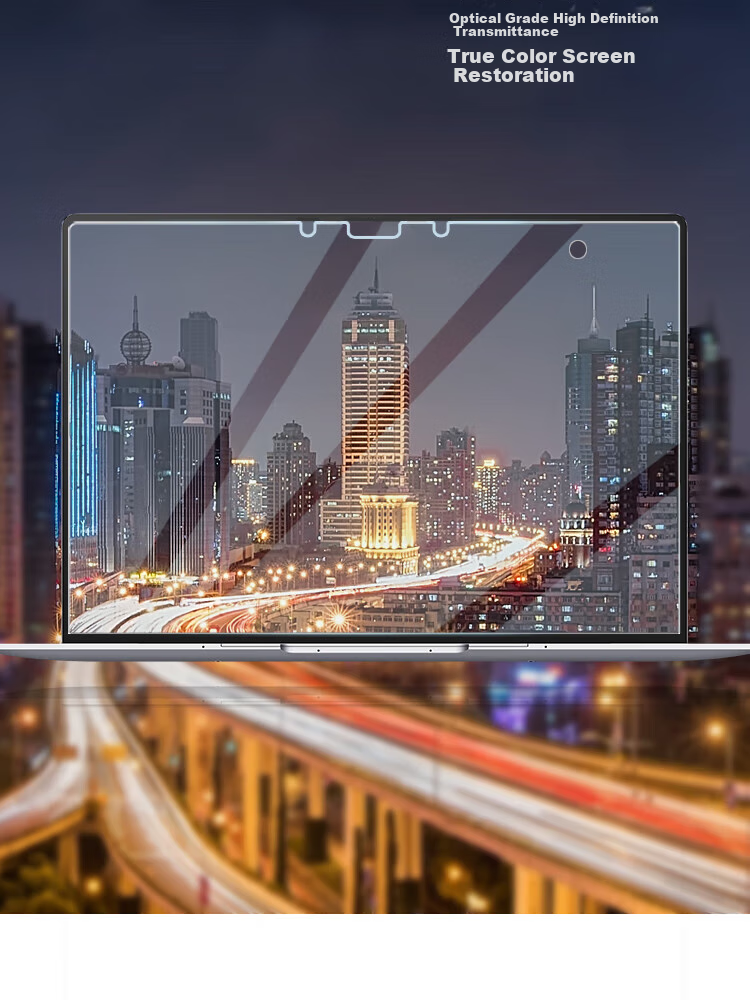 ESCASE Screen Protector for Huawei MateBook D16/D16SE Version, Suitable for 2022/2023/2024 Models of 16-Inch Laptops, HD Clear Protective Film, Easy to Apply, Scratch-Resistant, No White Border 4