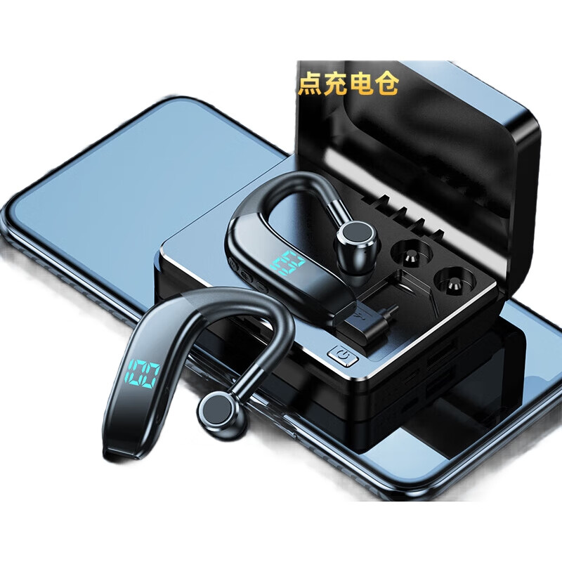Беспроводные Bluetooth-наушники Guiyin A18 с ушным крючком, шумоподавлением и долгим временем работы, зарядный кейс, совместимы с Apple, Huawei, Xiaomi