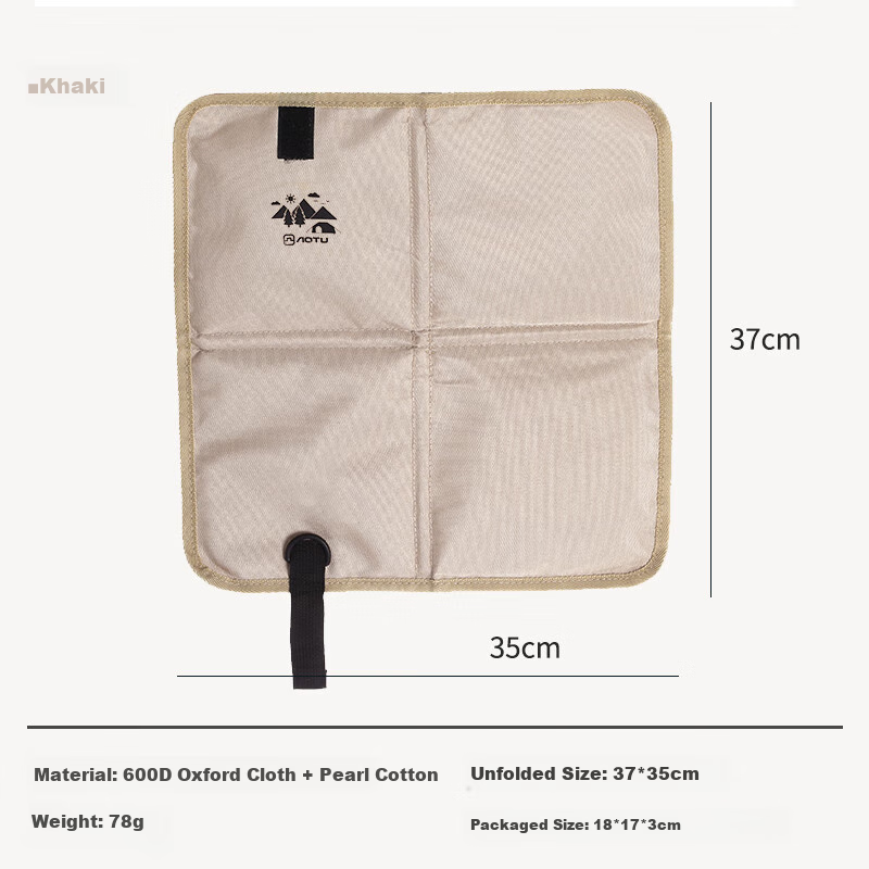 Fanyejia Oxford Cloth Outdoor Seat Cushion, All-Season Portable Folding Moisture-Proof Mat, Thickened Picnic Mat, Car Seat Cushio