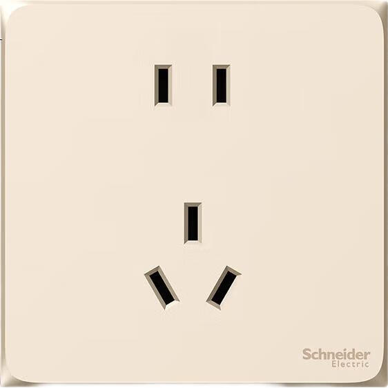 Электроустановочные изделия Schneider Electric, розетка с 5 гнездами, серия Haocheng, золотой цвет, новый национальный стандарт