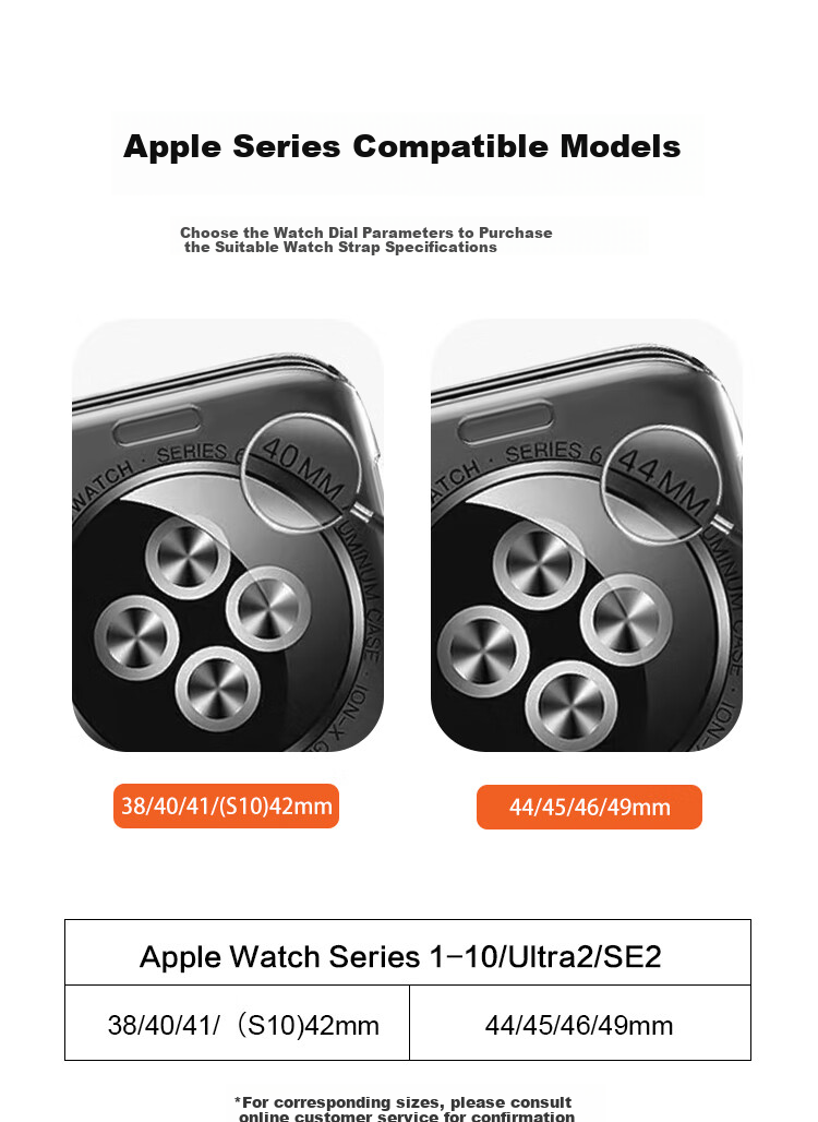 MSSM Compatible Apple Watch Band S12/S11, Magnetic Strap for Apple IWatch S10/9/8/SE3/Ultra4, Silicone Band, Black with Gray, Size 38-42 2