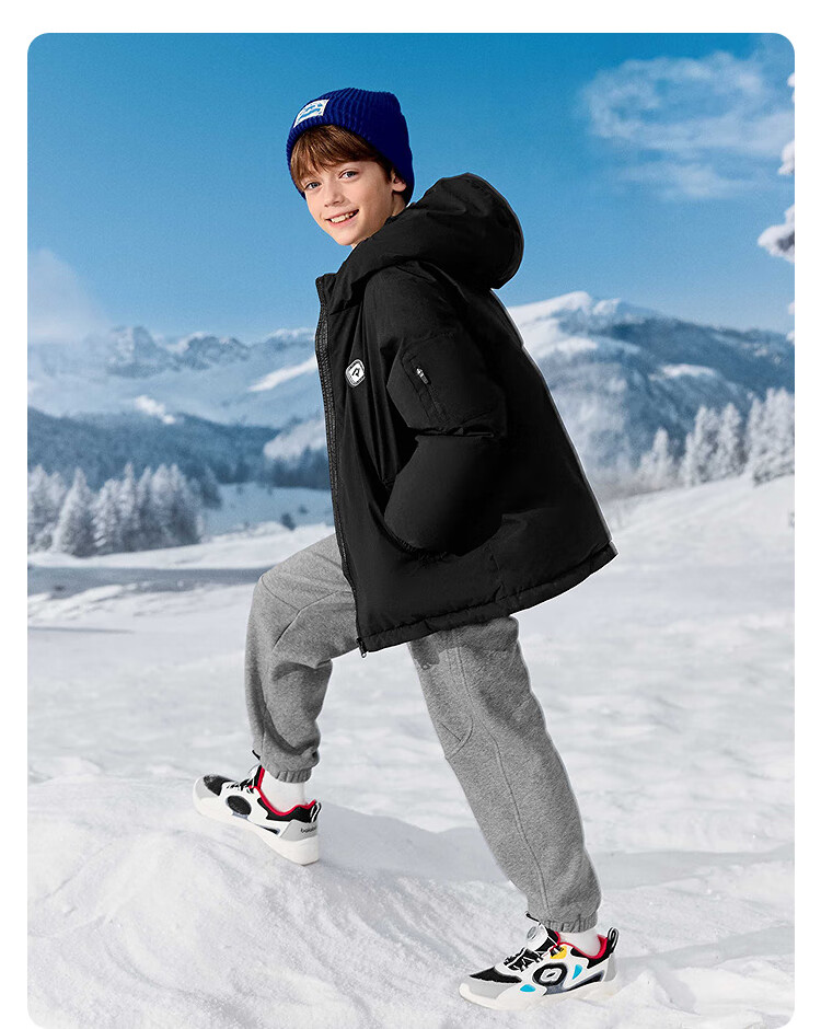 BALABALA Kids Down Jacket Unisex Outdoor 2025 New Winter Protective Warm Reversible 208425107217 4