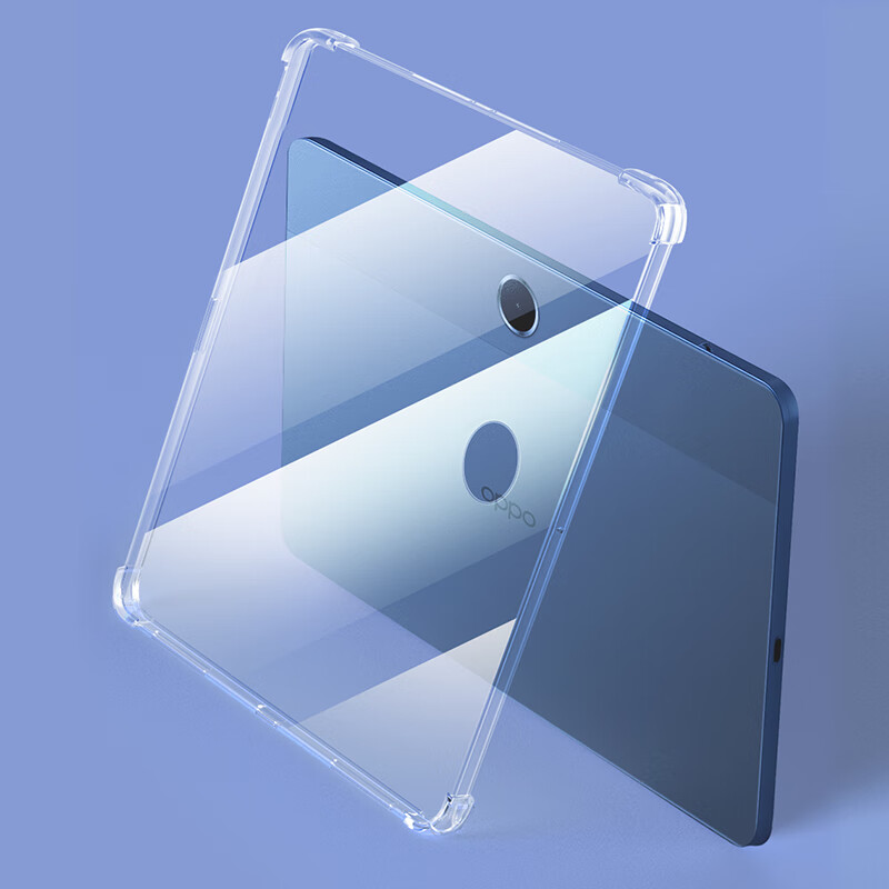 Защитный чехол BIAZE для OPPO Pad SE 11 дюймов, прозрачный белый, из ТПУ, противоударный