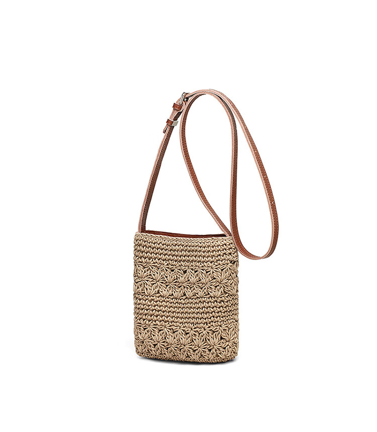 Love Sea Women's Handwoven Phone Bag Beach Luxury Brand Birthday Women's Day Gift 12