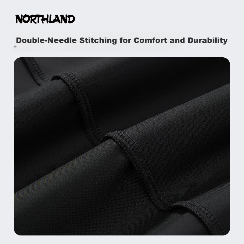 NORTHLAND Men's Short-Sleeve Polo Shirt with Collar, Outdoor Sun Protection, Skin-Friendly, Breathable, Simple And Comfortable Business POLO Shirt