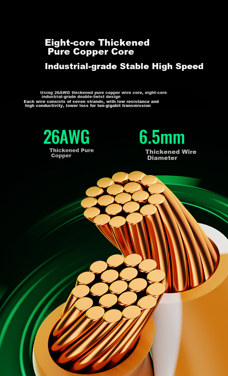 CABLE CREATION CAT6A High Flexibility Industrial Grade Patch Cable Network Cable 10 Gigabit Shielded Ethernet Cable for Data Center Engineering, Heat Resistant Computer Broadband Home Pre-Made Patch Cord 1m 8