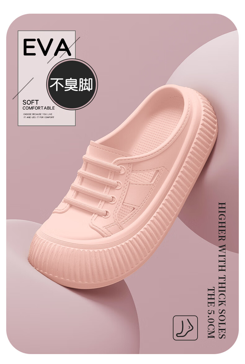 YUZHAOLIN Women's Summer Open-Toe Slip-On Anti-Slip Work Sandals YG818 White Size 36-37 8