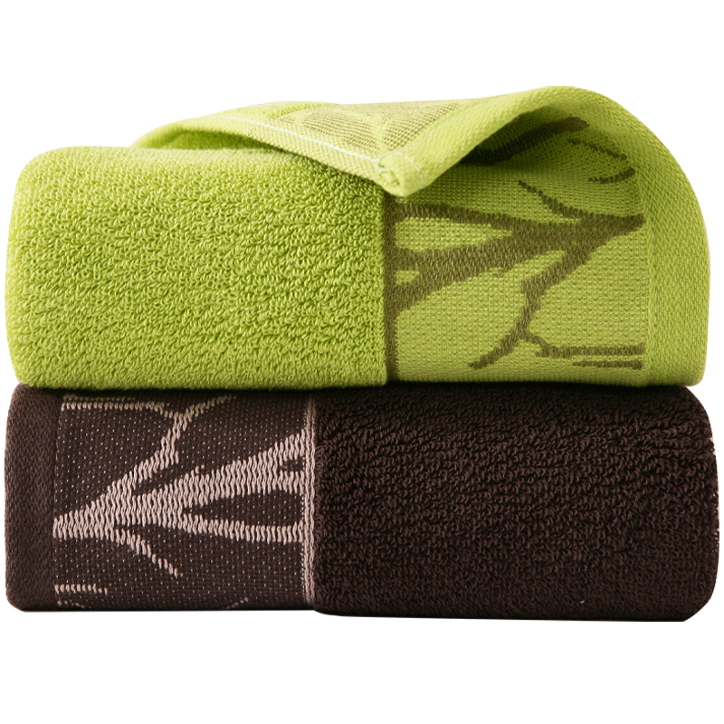 KING SHORE A-Class Pure Cotton Towels 100% Cotton Absorbent Face Towels for Adults and Students, Sports Face Towels, 2 Pieces
