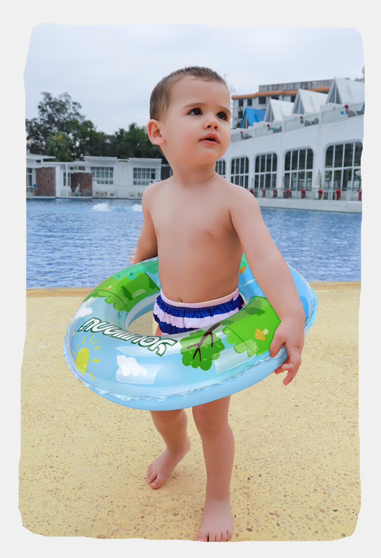 Kingpou Kids Underarm Swim Ring Boys and Girls Swimming Float Mermaid Design Y303 Size 70# 8
