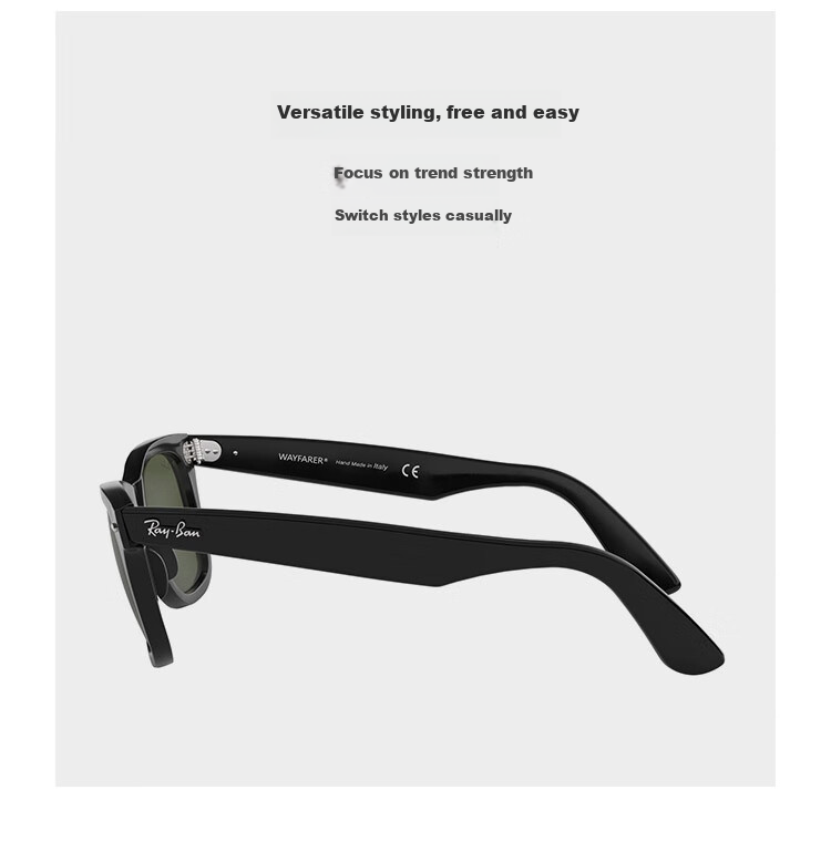 RayBan Sunglasses, Aviator Series, Square Full-Frame, Casual Retro Style for Men And Women, 0RB2140F90152 7