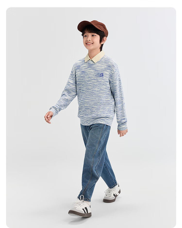 Balabala BalaOne Kids Sweater Boys 2025 Autumn Pullover Fashion 208325103204 18
