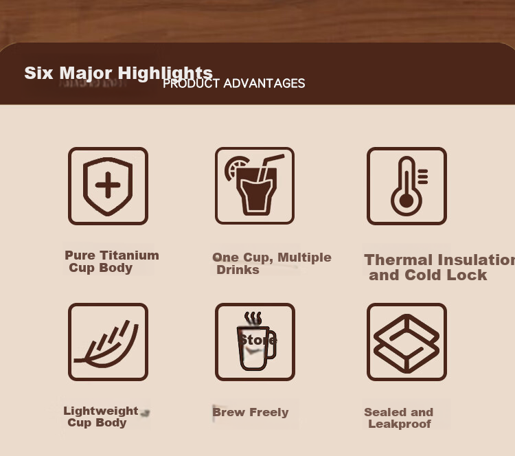 Haier Portable Dual-Drinking Titanium Coffee Mug 2