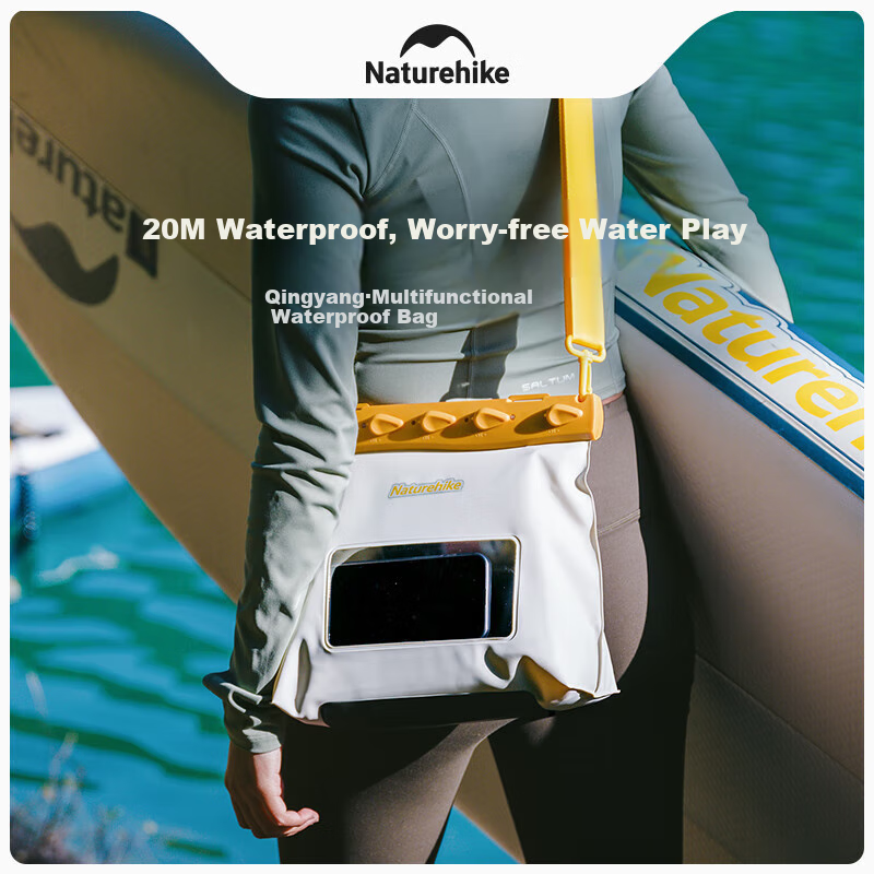 Naturehike Waterproof Phone Case for Beach Vacation Travel, Touchscreen Compatible Waterproof Bag for Swimming, Snorkeling, Rafting And Diving