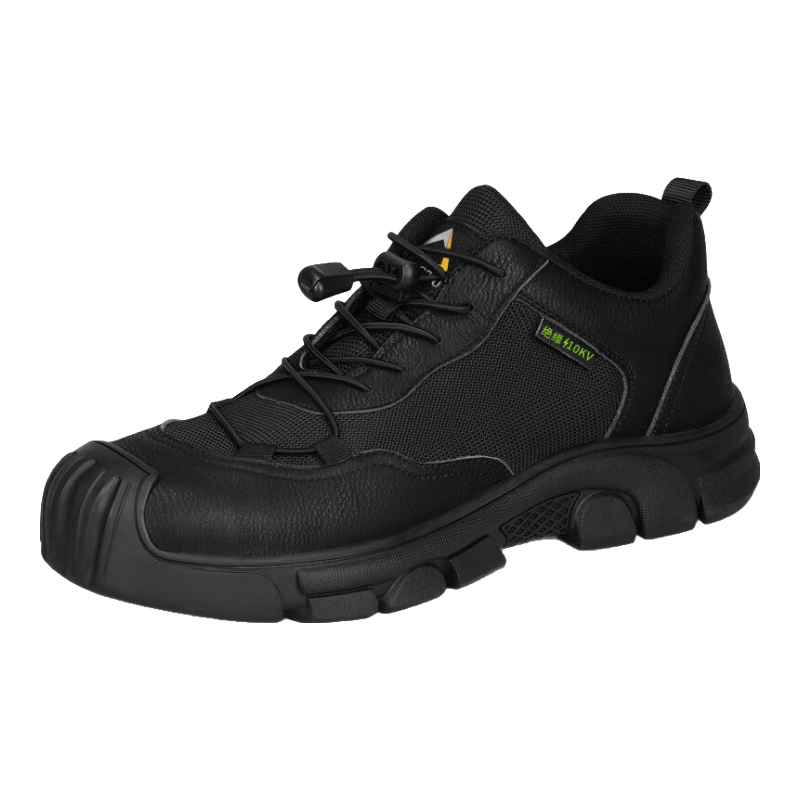 Jingtu Insulated Safety Shoes for Men, Summer Breathable Anti-Smashing Anti-Puncture Electrician Power Grid Work Shoes 0216KV-J Size 39