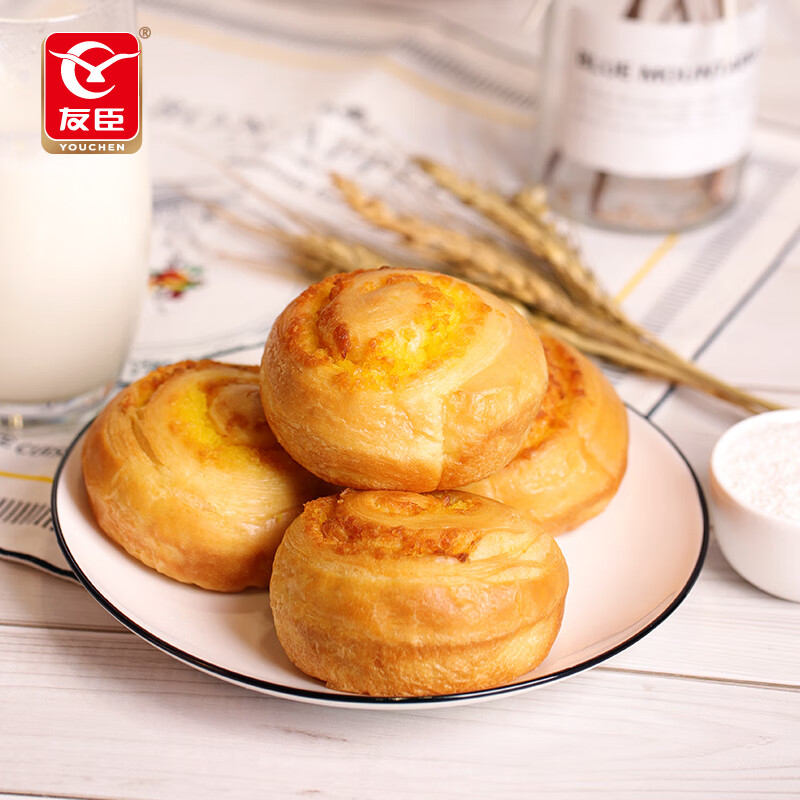 友臣椰蓉面包540g整箱1.08斤年货礼盒零食小吃点心手撕包休闲食品