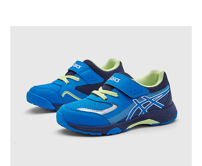 ASICS Kids' 25th Anniversary New Fit Test Training Running Shoes Magic Velcro Balance Bike 331154A213 7