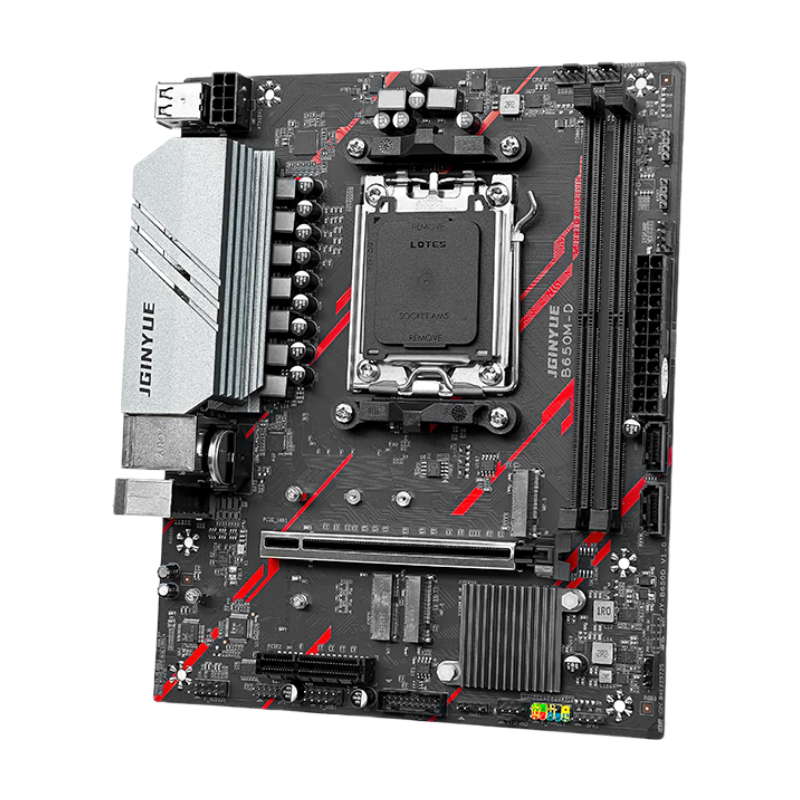 Jingyue B650M-D Motherboard DDR5 Memory AM5 Desktop Gaming Motherboard Supports CPU 7500F/9600X/8600G (AMD B650/Socket AM5)