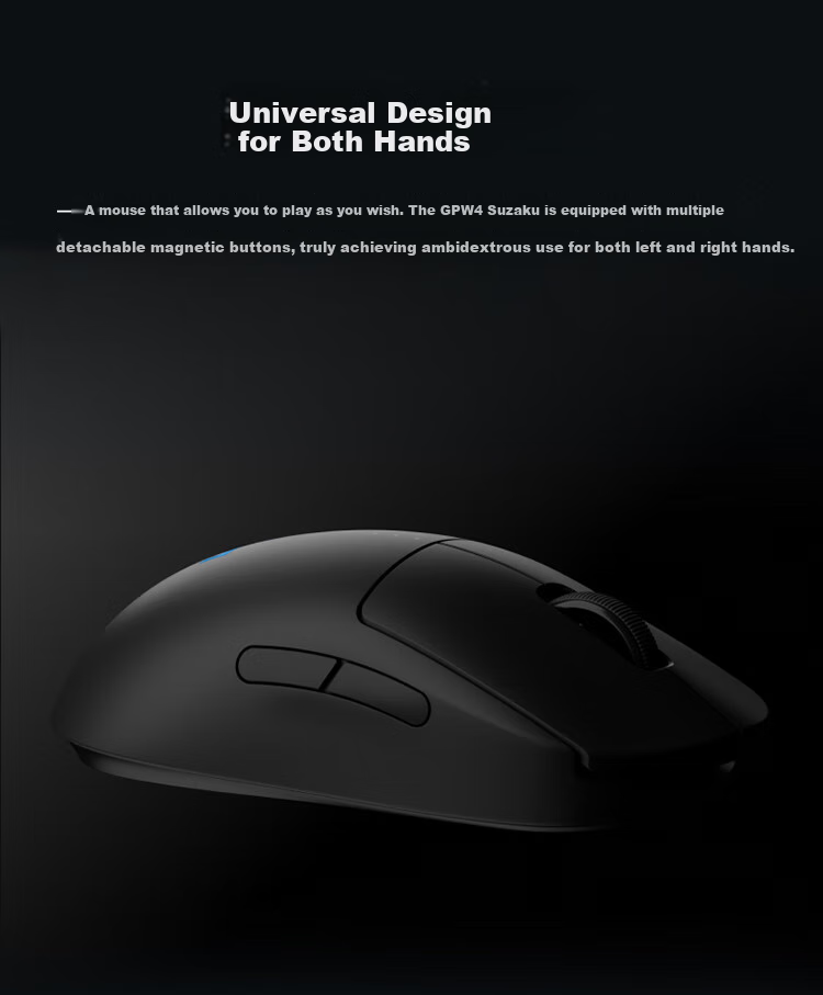 G GPW4 Zhuque Wireless Gaming Mouse, Fourth Generation Ergonomic Lightweight Mechanical E-Sports Macro GPW4 White-Zhuque Gift Box, Self-Operated One's Member Exclusive Editio 3