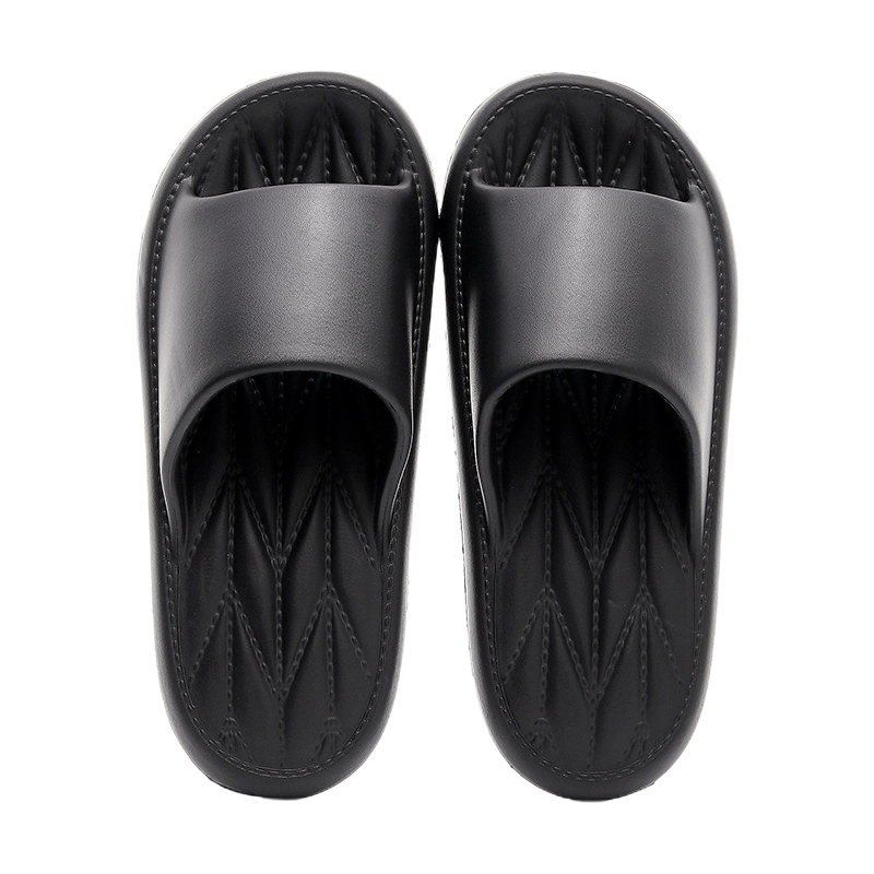 GUOLUOFEI Men's Summer Indoor Home Non-Slip Bathroom Shower Slippers Couple Outdoor Green Size 38-39
