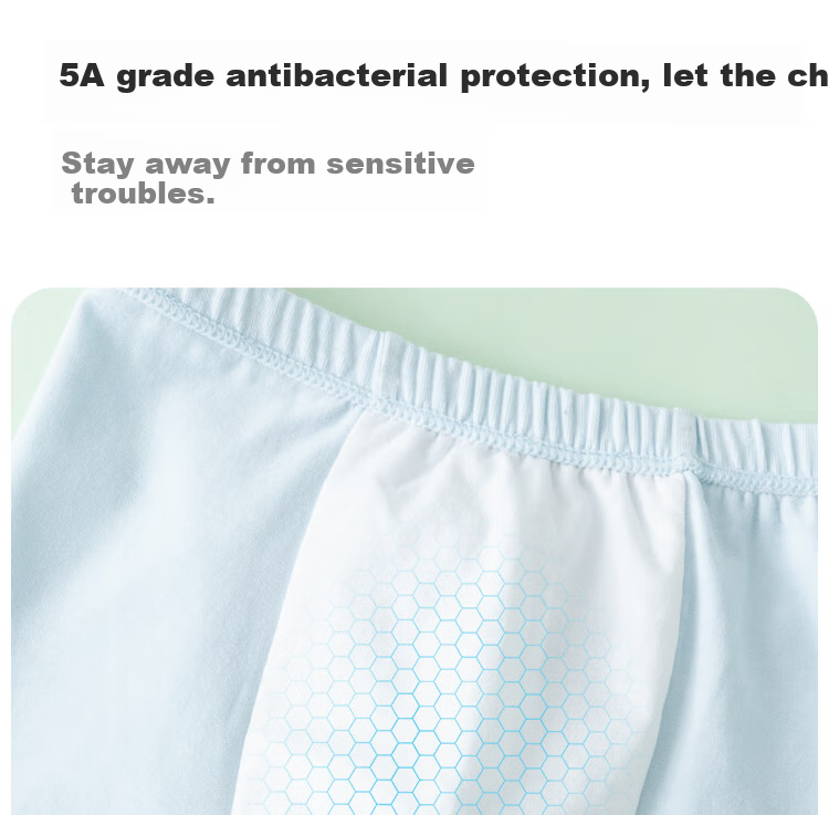 BOBDOG Boys' Cotton Antibacterial Boxer Briefs, No Wedgie, for Young Children And Toddlers, Size 130 9