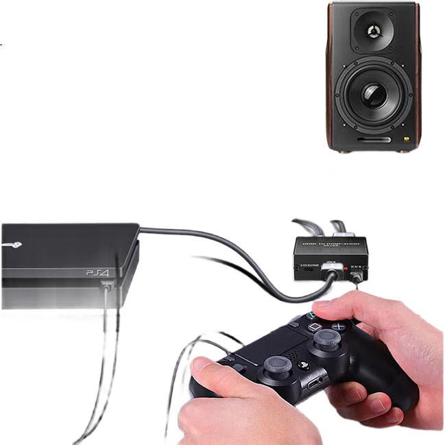 Аудиоразветвитель LinkStone HDMI, 4K HD, 5.1 оптический, 3.5 мм, конвертер для ноутбука, ТВ-приставки, PS4, для подключения к ТВ-динамикам