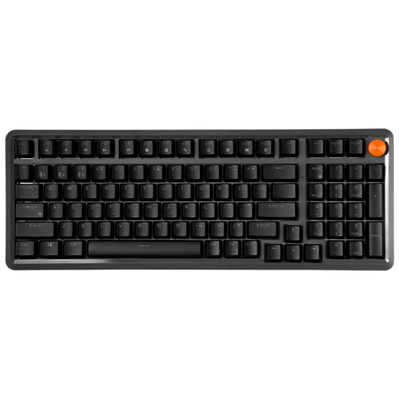 Lenovo MK9 Pro Mechanical Keyboard Red Switch Gaming Keyboard Wireless Bluetooth Tri-Mode Connection E-Sports Gaming Dedicated Keyboard 98 Layout Multiple Lighting Effects Key Separation Obsidian Black