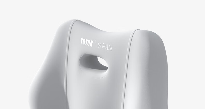 Youtengyouju YOTOK (Japan) Office Chair Cushion, Lumbar Support Pillow, Back Brace for Workstation, Long-Sitting Aid 2