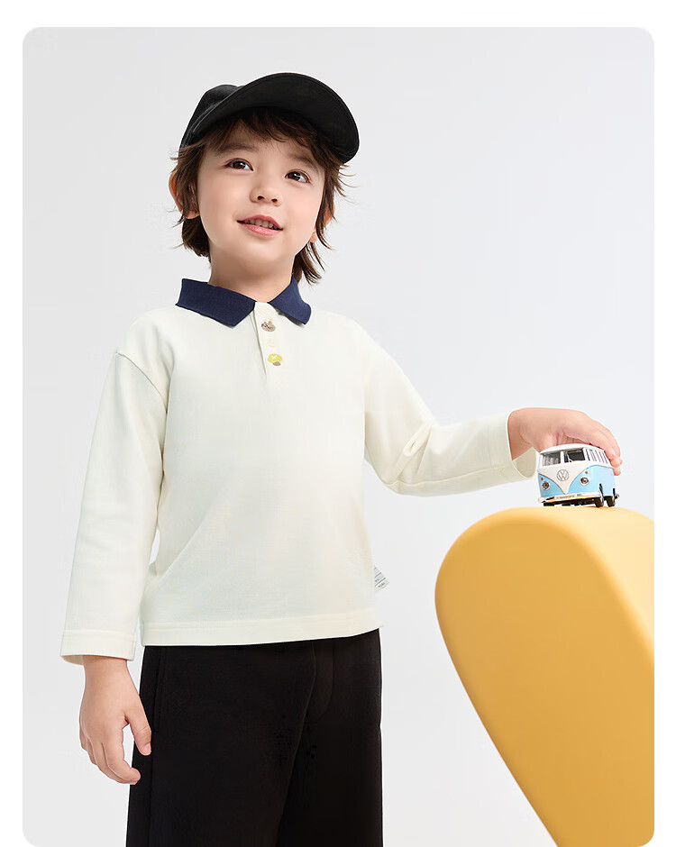 BALABALA Children's Clothing Baby T-Shirt Faux Two-Piece Long-Sleeve Top for Girls, Autumn Wear 2025, Printed Cute 209325100004 20