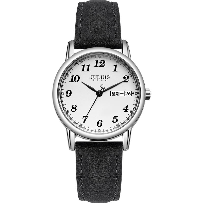 Julius Mother's Day Gift Silent Pointer Exam Watch for Students Junior High High School Civil Servants