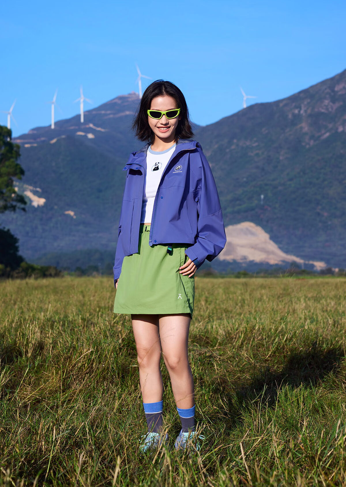 CAMEL Panda Single-Layer Short Outdoor Jacket Women's 2025 New Windproof Waterproof Casual Coat 2XL 13