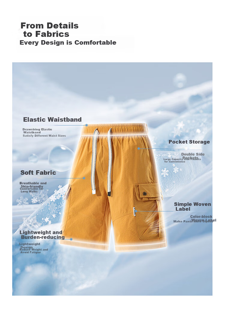 CLOR American-Style Casual Cargo Shorts, Summer Loose-Fit Five-Point Pants, Tie-Dye Sports Ice Silk Pants, MLS02, Dull Gray, Size L 4