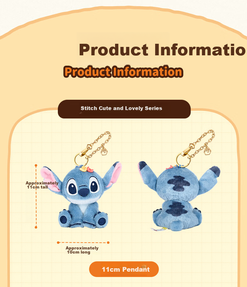 Disney Stich Plush Toy, Cute And Interesting Doll, Stuffed Animal Pillow, Children's Birthday Gift for Girls 4