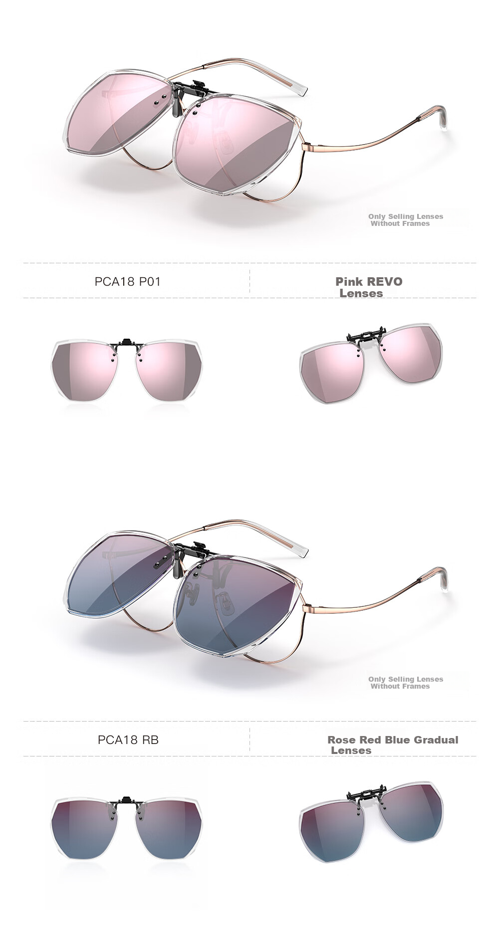 PARIM Myopia Glasses Frame, Sunglasses Clip-On for Women, Driving-Specific, Ultra-Light, Flip-Up Polarized Sunglasses for Men, UV Protectio 5