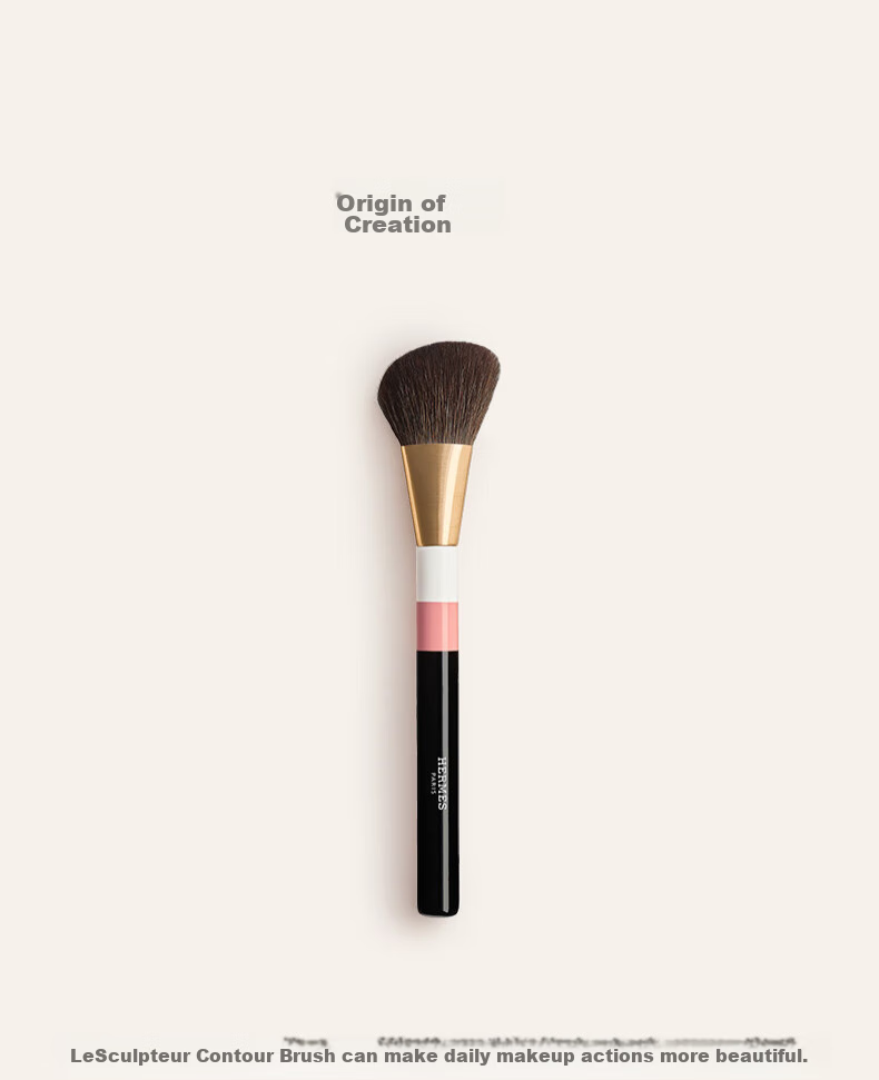 HERMES Blush Brush, Beauty Tool, Goat Hair Makeup Brush, Intense Cosmetics, Birthday Gift for Women, Gift for Girlfriend 1